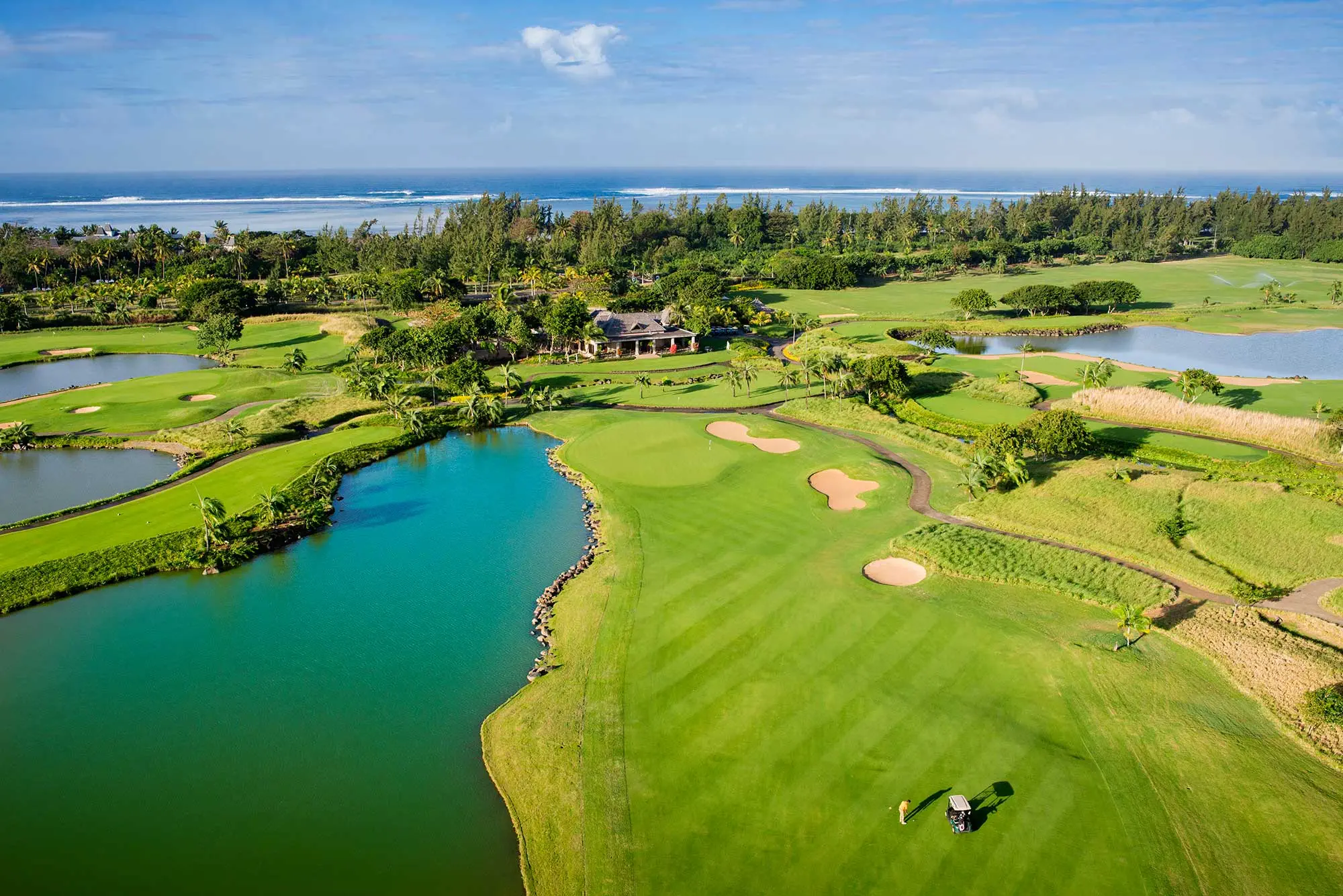 life on the greens HGC_Aerial South of Mauritius | Golf Estate | Live in Mauritius