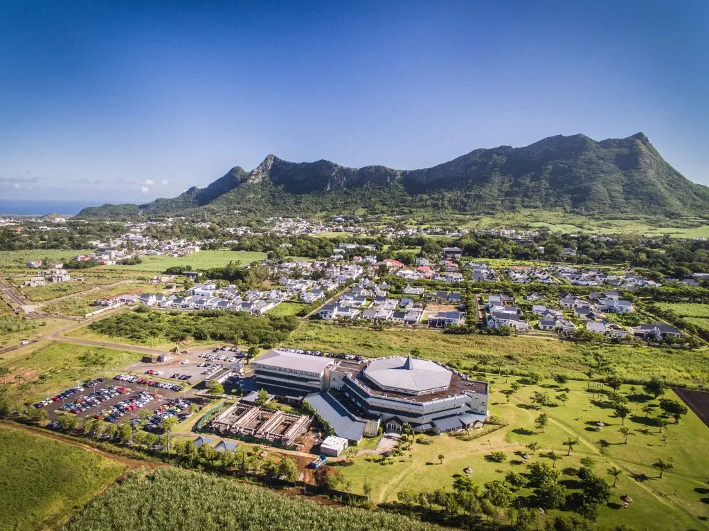 Curtin drone view curtin mauritius, education, tertiary education, university in mauritius